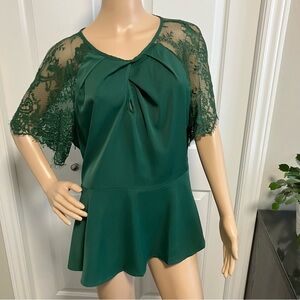 Shein | like new green top